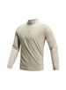 Men's Clothing Trendy Outdoor Light Quick Drying Sports Long Sleeved T Shirt Elastic Anti Wrinkle Running Fitness Casual Tops_viptrois.com