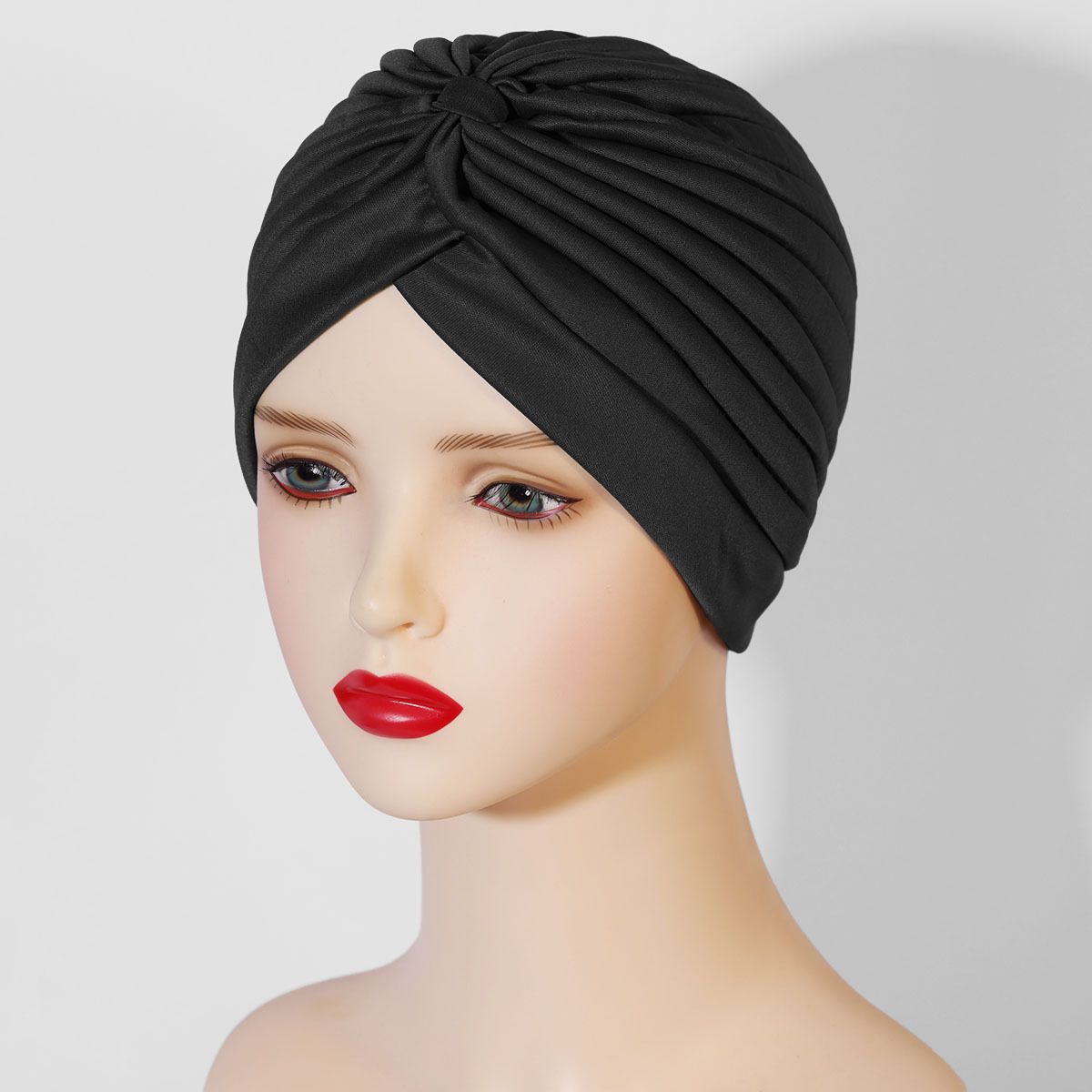 Women's elastic pullover yoga hat watermelon headscarf hat Indian turban hat Middle Eastern Muslim hat_viptrois.com