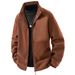 Men's Clothing Men's Polar Fleece Jacket - Winter Thermal Outdoor Windproof Coat (5 Colors, M-5XL)_viptrois.com