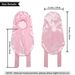 Baby Sleeping Cap Bow Elastic Ribbon Silk Children's Satin Hat Bonnet_viptrois.com