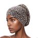 Floral & Leopard Print Chemo Cap – Soft Cotton Turban With Back Bun For Women Fashion Trends Hot-selling_viptrois.com