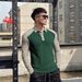 Men's Color Block Pullover Sweatshirt - Lightweight Fall Knit Hoodie For Casual & Sporty Look | Comfortable Polyester Blend | S-XXXL_viptrois.com