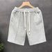 Men's Casual Loose Fit Sports Shorts Fashionable Versatile Summer Style Thin Five Point Casual Pants_viptrois.com