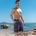 Men's Clothing Summer Quick Drying Loose Large Size Casual Vacation Shorts Five Point Coconut Tree Print Beach Shorts_viptrois.com