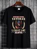 Dysfunctional Veteran - Leave Me Alone Gift T-Shirt Size S-5XL Summer Casual Stylish Top For Everyday Wear Soft Breathable Slightly Homme_viptrois.com