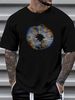 Psychedelic Mushroom Spore Print Mushroom Magic Present T-Shirt Size S-5XL Breathable Designer Clothes Top For Everyday Wear Fashion Casual Summer_viptrois.com