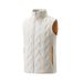 Winter-Ready Quilted Vest For Men & Women – Stand Collar Windproof Padded Sleeveless Jacket | Polyester Shell | Unisex Outdoor & Gym Wear_viptrois.com