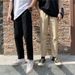 Men's Clothing Straight Pants Loose Wide Leg Pants Boys Summer Nine Point Casual Pants Versatile 9 Points_viptrois.com