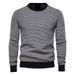 Knitted Top Bottom Autumn And Winter Round Neck Personalized Men's Pullover_viptrois.com
