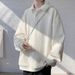 Men's Premium Textured Polo Shirt – Oversized Lapel Collar Streetwear (S-5XL, Spring 2026 Minimalist Aesthetic, Black/White/Beige)_viptrois.com