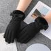 Winter Thickened Warm Gloves Women Winter Autumn Winter Ladies Outdoor Cycling Touch Screen Windproof Waterproof Plus Velvet Warm_viptrois.com
