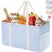 Oversized Tote Bag Stand Up Foldable Shopping Bag Can Store Camping Picnic Beach Swimming Storage Box_viptrois.com