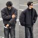 American Bomber Jacket Cotton Clothes Men's Winter Trend Silhouette Cold-proof Jacket High-end Sense Ruffian Handsome Stand-up Collar Cotton-padded Cl_viptrois.com