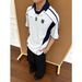 2026 American-style Patchwork Design Digital Print Sporty Loose-fit Polo Collar Short-sleeve Shirt For Men And Women_viptrois.com