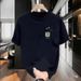 Heavyweight Cotton T-Shirt - Unisex Vintage Short Sleeve Tee With Creative Graphic For Men Women Casual Wear_viptrois.com