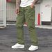 Men's European-Style Woven Casual Pants – Retro High-Waisted Loose Fit (Black/Light Gray/Dark Gray/Army Green/Khaki, S-XXXL)_viptrois.com