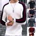 Men's Slim Fit Knit Sweater – Winter Long Sleeve Pullover | Classic Round Neck & Color Block Design_viptrois.com