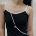 Fashion Simple Pearl Heart Waist Crossbody Chain Hot Girl Belt Versatile High-end Decorative Skirt Accessory_viptrois.com