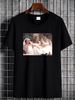 Rachel Monica And Phoebe In Wedding Dress T Shirt Friends Photo TV Series Fans Stylish Slightly Homme Versatile Breathable Designer Clothes Soft_viptrois.com