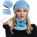 Apparel Accessories Usb Electric Heating Warm Heating Hat Scarf Outdoor Knitted Hat Scarf Two Piece Set Universal Winter Warm Scarf_viptrois.com