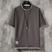 Men's Clothing Short Sleeved T Shirt Men's Two Piece 2024 Summer T Shirt Loose Round Neck Casual Short Sleeved_viptrois.com