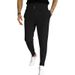 Men's Casual Tracksuit Pants 2025 New Style Spring/Summer Fashion Waffle Check Elastic-Waist Drawstring Calf Pants_viptrois.com
