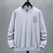 Men's Clothing Sweatshirt Spring And Autumn New Round Neck Enlarged Plus Fat Loose Large Size Casual Pants Sports Suit Trend_viptrois.com