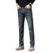 High-end Jeans Men's Autumn And Winter Velvet Slim-fitting Straight Elastic Casual Trousers New Fashion Men's Trousers_viptrois.com