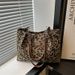 Women's Bag Retro Casual Leopard Print Shoulder Underarm Bag Large Capacity Tote Bag Women's Backpack_viptrois.com