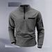 Nordmann European American Cross-Border Spring And Autumn With Arm Zipper New Men's Sports Polo Shirt_viptrois.com