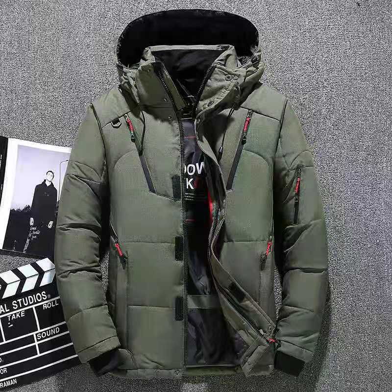 Men’s Winter Jacket With Hood – Thickened Thermal Coat For Outdoor & Casual Wear, Windproof & Down-Filled (M-5XL, Loose Fit)_viptrois.com