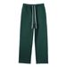 Men's Fleece-Lined Sweatpants – 350g Cotton Blend Joggers (Relaxed Fit, Straight Leg, High-Street Casual Pants For Winter, S-XXL)_viptrois.com