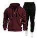Men's Clothing Spring And Autumn Sports Sweatshirt Suit Men's Zipper Hoodie Sportswear Suit Sweatshirt Sweatpants Two Piece Set_viptrois.com