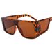 Men's Sunglasses One Piece Sunglasses Large Frame Sunglasses One Piece Sunglasses Fashionable Square Glasses_viptrois.com