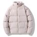 Unisex High-Neck Puffer Coat – Oversized Winter Jacket With Thickened Filling (Black/Beige)_viptrois.com