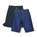 Summer Thin Men's Denim Shorts Casual Straight Leg Loose Fit Mid-Length Five-Pocket Stretch Riding Pants_viptrois.com