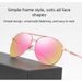 Women, Aviator Style Sunglasses For Spring-Loaded Legs, UV Protection, Lacquered Glasses_viptrois.com