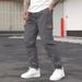 Men’s Multi-Pocket Drawstring Overalls – Japanese Style Casual Pants For All Seasons Men's Clothing _viptrois.com