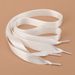 Shoe Accessories faced polyester satin smooth lace silk satin wide flat webbing shoelaces_viptrois.com