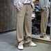 Men's Clothing Spring And Autumn Men's Casual Trousers Loose Straight Pants Drape High Waist Wide Leg Pants_viptrois.com