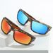 Unisex Cycling Sports Polarized Square Frame Camouflage Tactical Glasses Outdoor Fishing Trendy Sunglasses_viptrois.com