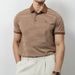 Xiaohongshu Blogger Wears Summer Clothes New Men's Lapel Striped POLO Shirt Urban Casual Short-sleeved Polo Shirt Cotton_viptrois.com