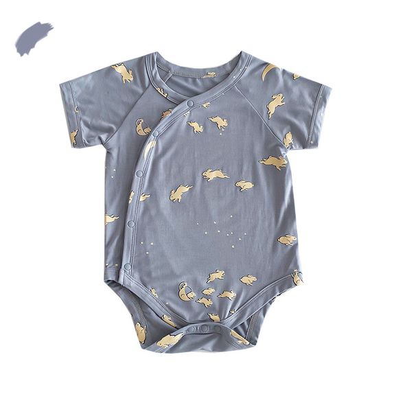 2025 Summer Nordic Style Baby Clothes Class A Pure Cotton Thin Modal Newborn Romper Baby Clothes_viptrois.com
