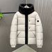 Men's Winter Down Jacket With Detachable Hood Lightweight Warm Puffer Coat Windproof Casual Outerwear Fill Power White Duck Down_viptrois.com