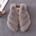 Kid's Clothing Autumn And Winter New Children's Spliced Fur Vest For Boys And Girls Thickened Fur Vest Baby Fur Coat_viptrois.com