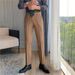 Men's Clothing Men's Casual Suit Pants Trendy Straight Leg Nine Point Pants Slim Fit Suit Pants Men's British Business Formal Pants_viptrois.com