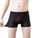 Pulse Cross-border Men's Ice Silk Underwear Hollow Breathable Boxer Sports Shorts Four-corner Mesh Underpants Factory Direct_viptrois.com