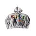 Personalized Creative Design White Loose Winter Thick 3D Pattern Unisex Cardigan Sweatshirt_viptrois.com