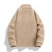 Fleece Jacket Men's Austrian Fleece Jacket Jacket Winter Double-sided Fleece Thickened Sweater Loose Versatile Jacket_viptrois.com