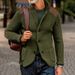Men's Retro Knit Cardigan With PU Trim & Lapel Collar – Oversized Winter Sweater For Casual & Outdoor Wear_viptrois.com
